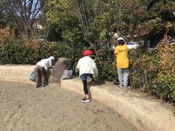 ３年　公園掃除