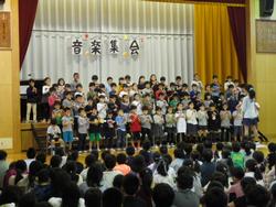 ３年 音楽集会 西本郷小学校