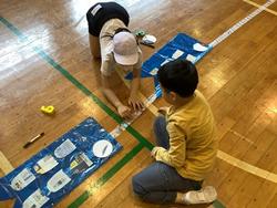 こいのぼりづくり①