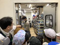 バックヤードの見学