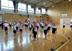 運動会練習の様子