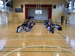 学年集会の様子