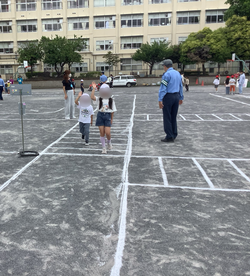 横断歩道の渡り方