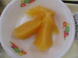 ほんじつの給食 フルーツかん 瀬谷小学校