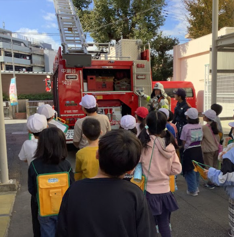 消防車両見学