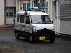 アルミ缶回収、青パト出動！