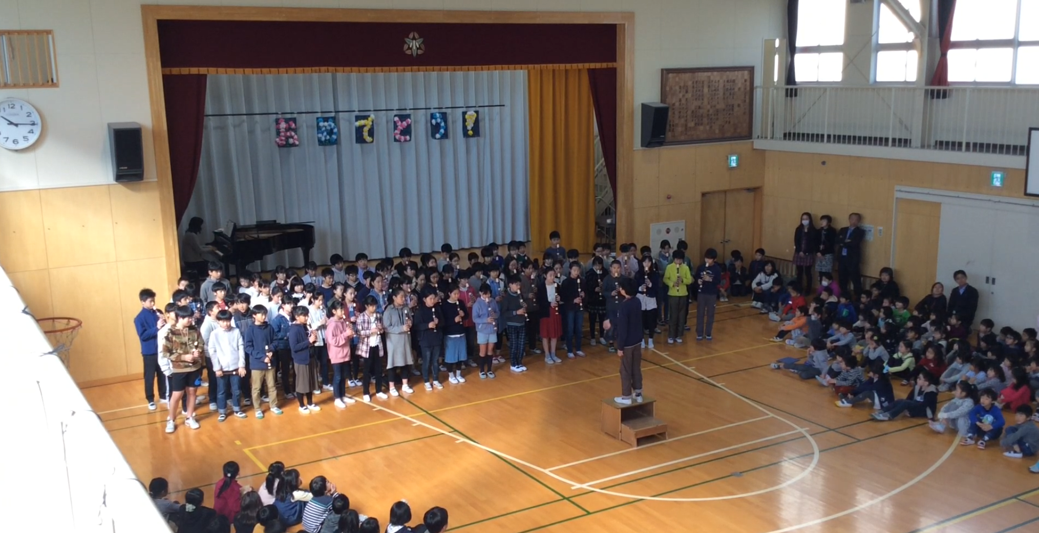 6年生を送る会 6年 篠原小学校
