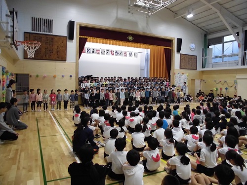 １年生を迎える会