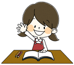 手をあげる