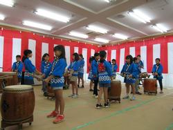 高舟台自治会夏祭り 太鼓クラブ 高舟台小学校