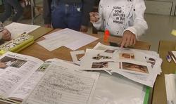 １１月１１日 ４年生 国語 リーフレットをつくろう 高田東小学校