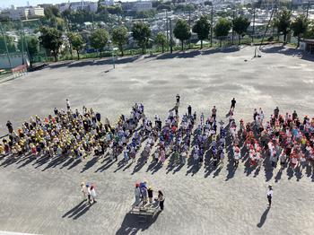 運動会朝会