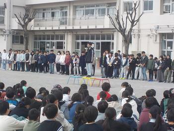 ６年生から在校生へ