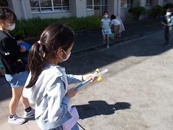 10月2日 金曜日 とじこめた空気と水 四年生 都筑小学校