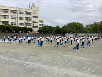 運動会練習のようす