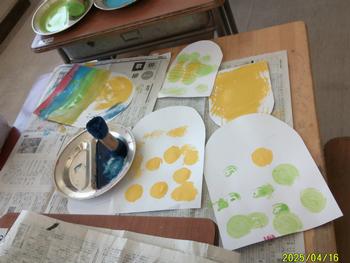 スタンプで描かれた作品
