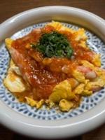 カニ玉チリソース