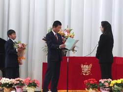 離任式