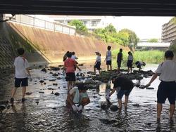阿久和川清掃