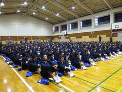 冬休み明け全校集会