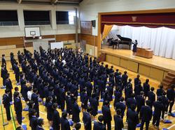 冬休み明け全校集会