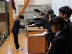 冬休み明け全校集会