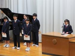 冬休み明け全校集会