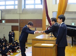認証式の様子