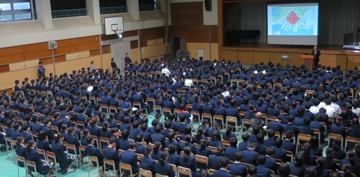 被爆者による講話