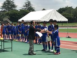 サッカー部 横浜市総体準優勝 東山田中学校