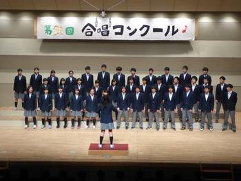 合唱コンクール 3年生 17年3月7日更新 市ケ尾中学校