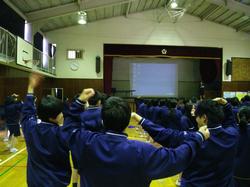 学年集会写真