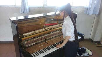 ピアノ調律の様子