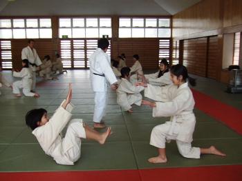 柔道の授業
