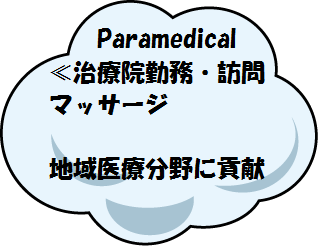 パラメディカル　（治療院勤務・訪問マッサージ）　地域医療分野に貢献