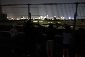 学校屋上から見た夜景